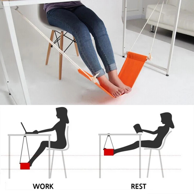 Amaca per piedi regolabile in  - Under Desk Hammock recensione e prezzo