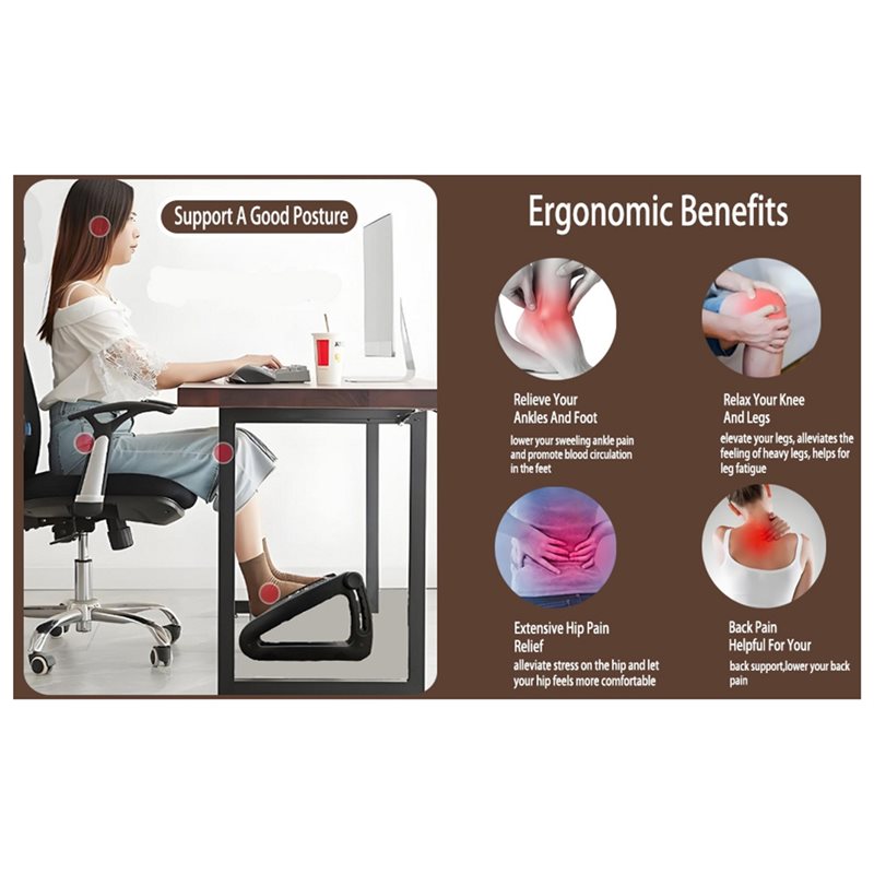 WORTHOWN-Poggiapiedi portatile - Under Desk Hammock recensione e prezzo